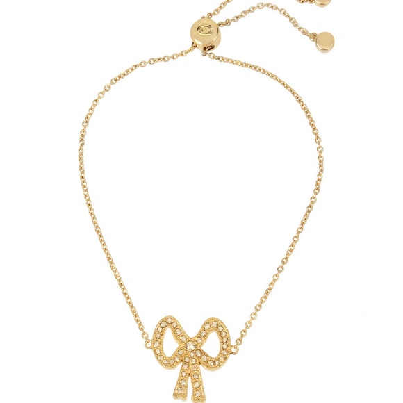 Coach Pave Bow Slider Bracelet - Picture 1 of 2